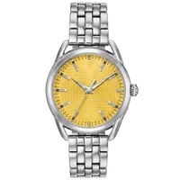 Reloj de Cuarzo de Lujo en Acero Inoxidable con Resistencia al Agua, Visualización de Fecha y Día de la Semana, Caja Cuadrada de Acero Inoxidable y Esfera con Agujas Tipo Charm
