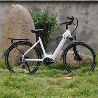 Nouvelle Version batterie intégrée haute puissance milieu Bafang M400 moteur ville femme vélo électrique vélo