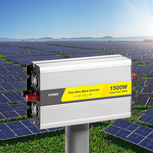 Inverter tenaga surya hibrida, gelombang sinus murni 1500 Watt DC AC konverter daya 6KW Output satu fase 240VAC sistem On-Grid MPPT - Product Image 5