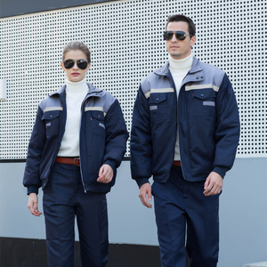 Uniforme de trabajo de seguridad para trabajo al aire libre, chaquetas cálidas de invierno reflectantes de alta calidad - Product Image 3