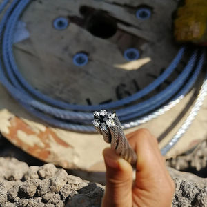 Câble métallique en acier galvanisé 6x19 + FC <span class=keywords><strong>4mm</strong></span> 6mm 8mm 10mm 12mm Câble en fibre 7x7 Soudage Coupe Pliage Poinçonnage ANSI Coated - Product Image 3