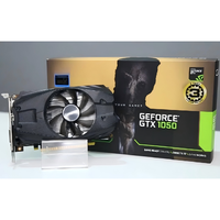 Nouvelle carte graphique de bureau GTX 1050 2 Go GDDR5 128 bits PCIe 3.0 refroidie par ventilateur pour le jeu, le rendu d'images et l'affichage multi-écrans
