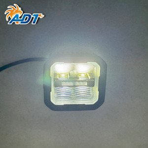 ไฟทำงานสำหรับรถบรรทุก ADT แบบสองสี ไฟตำแหน่งสีเหลืองอำพัน ไฟ DRL สีขาว ไฟเตือน พร้อมฝาครอบปรับแต่งได้ - Product Image 5