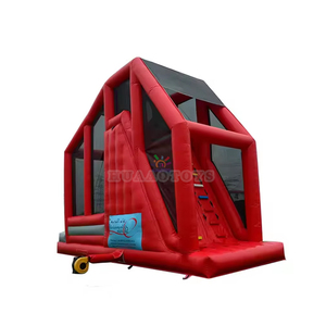 Aşırı etkileşimli şişme spor oyunu-Blower PVC slayt ile Stunt atlama heyecan verici serbest düşme macera - Product Image 4