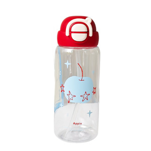 Little Tea Diary Springtime Tales Mug en plastique PC à double usage, style dessin animé, grande capacité, résistant à la chaleur, avec paille et sangle <span class=keywords><strong>de</strong></span> transport - Product Image 5