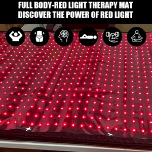 AZURE Relajación muscular Tamaño grande 160cm 180cm Terapia de cuerpo completo Cama Mat Dual Chip 660 850nm Colchón de terapia de luz roja infrarroja - Product Image 4