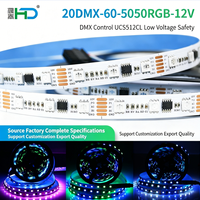 Tira de Luces LED Inteligente RGB SMD 5050 con Función Estática y de Persecución, Tira de Luces LED RGB 5050 Wifi Tuya, Tira de Luces LED RGB de 5m