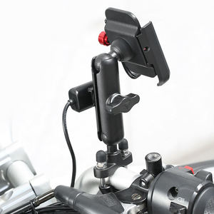 Soporte para Teléfono de Motocicleta y Bicicleta Ajustable, Impermeable y Antivibraciones Motowolf con Cargador, Compatible con Todas las Marcas - Product Image 3