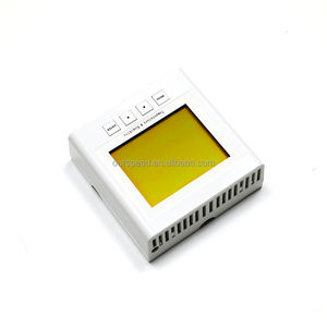 Capteur de température et d'<span class=keywords><strong>humidité</strong></span> RS485 MODBUS-RTU, instruments de <span class=keywords><strong>mesure</strong></span> de la température industrielle, point de rosée, affichage LCD mural, ABS/PC - Product Image 1