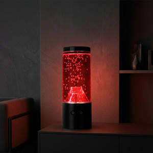 Lampe LED volcanique éclatante, lumière d'ambiance volcanique multicolore, lampe d'ambiance originale, cadeaux lumineux, cadeau de Noël, jouet de bureau - Product Image 1