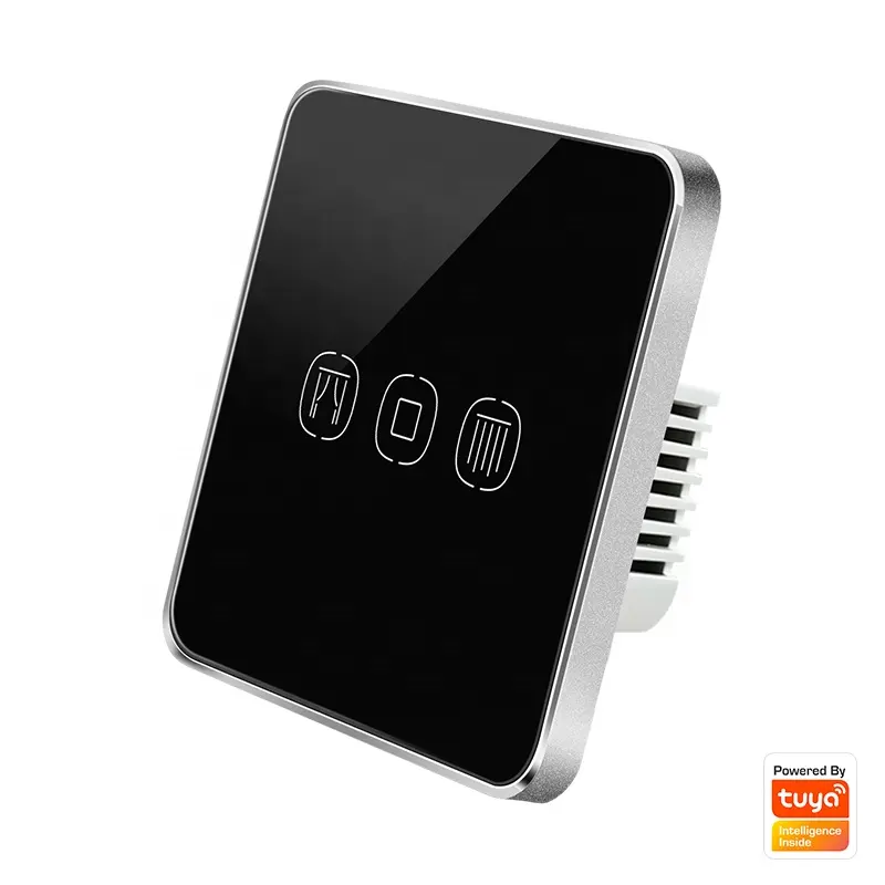 smart life App wifi curtain switch tuya UK EU Standard N+L line touch switches smart thing switch bot curtain