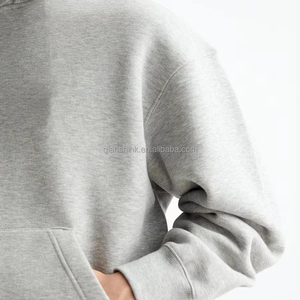 Surdimensionné Printemps Streetwear Sweat à capuche lourd Personnalisé recadrée Designer Hoodie Hommes Blanc Coton Baggy Hoodie Fabricants - Product Image 5