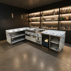 Estación de bar para cócteles completamente nueva para exteriores con alta calidad - Product Image 1