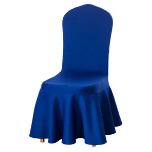 Factory Price Cheap Spandex Office Chair Seat Cover Dinning Table Chairs Cover