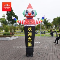 Publicité personnalisée Clown gonflable Air Sky Dancer bienvenue danseur pour publicité extérieure