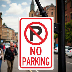 <span class=keywords><strong>Panneau</strong></span> professionnel sans stationnement-<span class=keywords><strong>Panneau</strong></span> en aluminium réfléchissant robuste pour les parcs de stationnement, la gestion immobilière et les zones de remorquage - Product Image 5