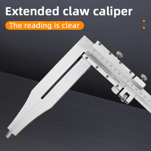 Professionele Hoge Kwaliteit 0-300Mm Staal Gehard Handmatige Industriële Nonius Remklauw Met Lange Kaak - Product Image 6