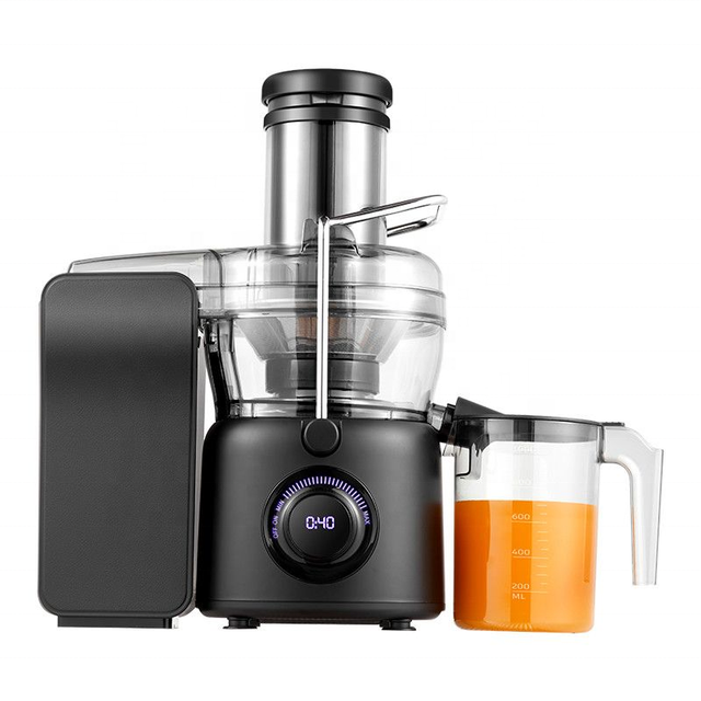 Commercial Fruit Vegetable Juicing Machine 220V Large Diameter Juicer 1250W Power High Efficiency Juice Extractor Kitchen Use