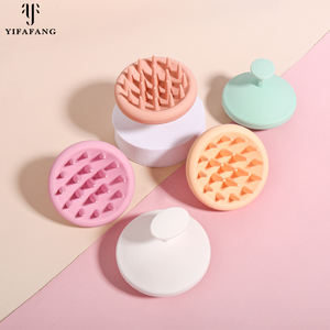 Cepillo de pelo impermeable para el hogar, cepillo masajeador de cuero cabelludo, cepillo de champú para masaje de cuero cabelludo de silicona para cabello grueso y fino - Product Image 2