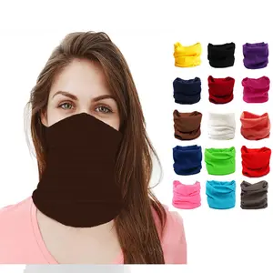 Popular Seamless Polyester Multifunctional African Gele swiss sego damask headtie bandana