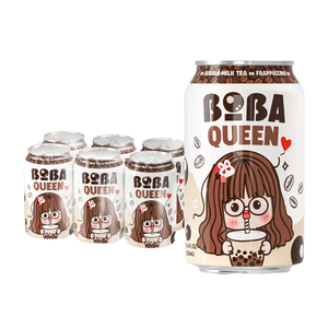 Bebida de Té de Burbujas en Lata de 330 ml, Producto Popular de Boba Queen, Sabor a Té con Leche y Café, Fabricante de Bebidas, OEM ODM en Vietnam, ISO - Product Image 1