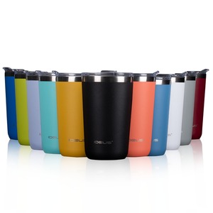 Tasses à bière de 20oz tasses à café à double paroi en acier inoxydable gobelet à vin design avec couvercle - Product Image 4