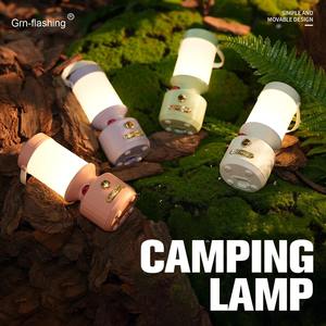 Lanterne de camping vintage, lampe LED suspendue pour tente, rechargeable, portable, lampe de nuit d'urgence pour la pêche, la randonnée, l'éclairage - Product Image 3