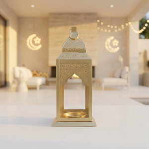 Fabricants de lanternes à bougies en métal marocaines faites à la main pour la maison et les événements, décorations du Ramadan - Product Image 3