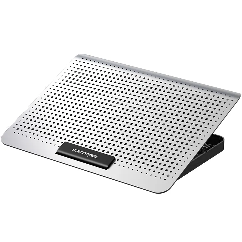 Охлаждающая подставка для ноутбука, алюминиевая охлаждающая подставка для ноутбука 17 дюймов, 2 USB-порта