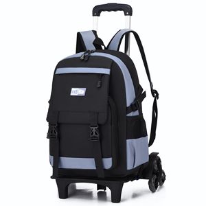 New Primary <strong>School</strong> Students Pull Rod Schoolbag Children's Backpack Dual-purpose Schoolbag Four, Five, Six <strong>Grade</strong> Large Capacity - Product Image 1