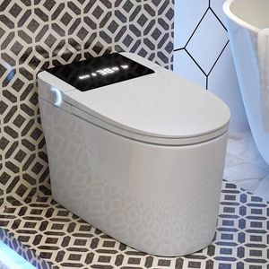 Inodoro Inteligente con Asiento Calefactado, Funcionamiento Automático y Desodorización, Montaje en el Suelo, Descarga por Sifón, Super Vortex - Product Image 1