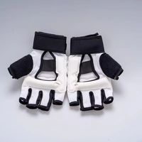 Gants d'entraînement professionnels en PU demi-doigts pour hommes, pour la boxe et le taekwondo (vente en gros)