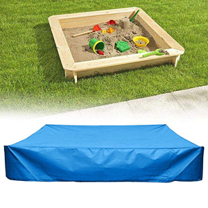 Parasol imperméable bleu carré pour enfants, couverture de bac à sable de jardin, mini baignoire de plage, ensemble de jouets de scène extérieure - Product Image 1