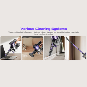 <span class=keywords><strong>Aspirateur</strong></span> à main sans fil avec filtration HEPA, design léger, élimination des poils d'animaux, autonomie de 45 minutes pour la maison et la voiture - Product Image 6