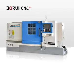 BORUI BR570 China Fabricante Fornecedor Boa Precisão Segurança CNC Máquina Torno