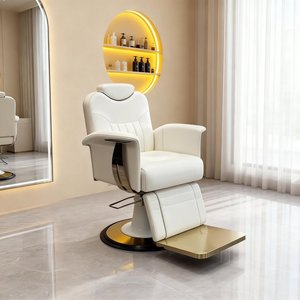 Silla <span class=keywords><strong>de</strong></span> Maquillaje Reclinable <span class=keywords><strong>de</strong></span> Lujo <span class=keywords><strong>de</strong></span> 180 Grados para Estilistas, Silla <span class=keywords><strong>de</strong></span> Salón <span class=keywords><strong>de</strong></span> Belleza <span class=keywords><strong>de</strong></span> Cuero con Altura Ajustable para Barbería en Oferta - Product Image 6