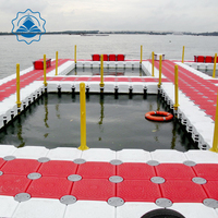 Bouée de plate-forme de quai flottant de ponton de flotteur de bateau en plastique de HDPE pour des approvisionnements marins
