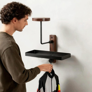 Séchoir à <span class=keywords><strong>linge</strong></span> mural en métal de haute qualité pour extérieur, séchoir à <span class=keywords><strong>linge</strong></span> pour balcon, support de séchage en fil métallique - Product Image 3