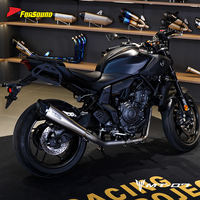 Système d'échappement de moto en acier inoxydable de qualité supérieure, prix de gros usine Forsound, pour Yamaha MT07 FZ07 2014-2026