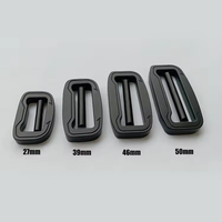 Boucle de Sangle de Sac Bandoulière Topone Robuste en Métal de 25 mm avec Ajusteur Coulissant en Alliage, Boucle Noire Réglable de 40 mm, Croisée de 45 mm, Tendance