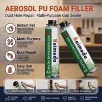 Mastic expansif haute densité pour calfeutrage de joints de construction, isolation phonique, protection thermique, barrière anti-humidité à cellules fermées
