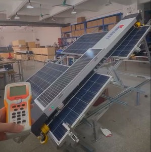 Robot de nettoyage de panneaux solaires Machine de nettoyage solaire Pv entièrement automatique Double Board Lavage à sec et à - Product Image 1