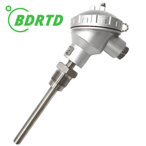 Nhà Máy bán hàng trực tiếp tùy chọn máy phát Nhiệt Độ PT100 PT 100 nhiệt độ sonser (RTD PT100/pt1000) với Hộp nối - Product Image 6