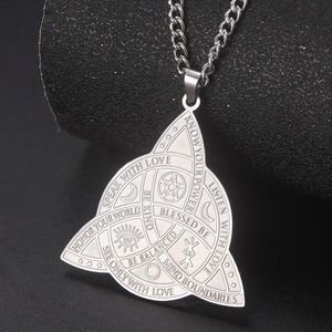Myshape Triple Moon Goddess Triquetra Necklace Knot Pendant <strong>Irish</strong> Amulet Wiccan Witchcraft <strong>Jewelry</strong> Stainless Steel 2025 - Product Image 1