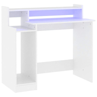 Bureau d'écriture OEM avec rangement, mobilier de salon, bureau d'ordinateur avec éclairage LED