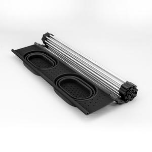 Scolapiatti Pieghevole Espandibile in Acciaio Inox con Cestello di Drenaggio, <span class=keywords><strong>Salvaspazio</strong></span> a Singolo Livello - Product Image 2