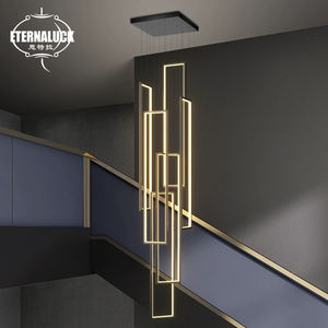 Yeni varış uzun dikdörtgen kapalı ev Villa merdiven Bar otel yemek odası akrilik Modern avize Led kolye ışıkları - Product Image 1