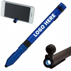 Bolígrafo Promocional 7 en 1 con Logotipo Personalizado, Bolígrafo Novedoso con Linterna LED y Brújula para Eventos Empresariales - Product Image 1