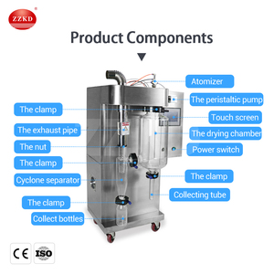 Máquina Secadora por Aspersión de Laboratorio, Atomizador de Secador por Aspersión de Leche en Polvo al Vacío, Precio - Product Image 6