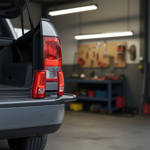 2 pièces de feux arrière à LED, lentille rouge, 12V, côté conducteur et passager, qualité supérieure, feux arrière D0100X32FYJ, neuf - Product Image 2